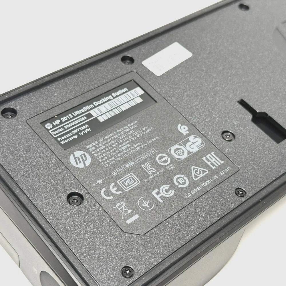 HP 2013 ULTRASLIM DOCKING STATION D9Y32AA#ABA‎ WITH AC ADAPTER